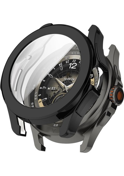 Xiaomi Watch S4 Kılıf 360 Full Round Soft Silicone Siyah