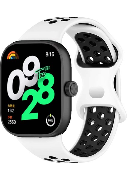 Xiaomi Mi Band 8 Pro Rainbow Gently Band Kordon Beyaz Siyah
