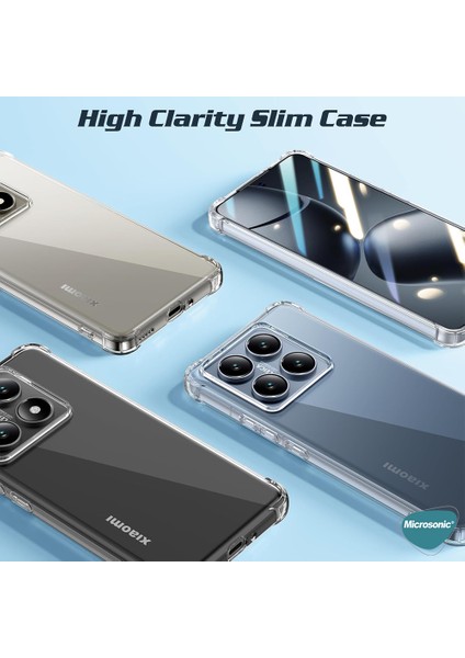 Xiaomi 14T Kılıf Shock Absorbing Şeffaf