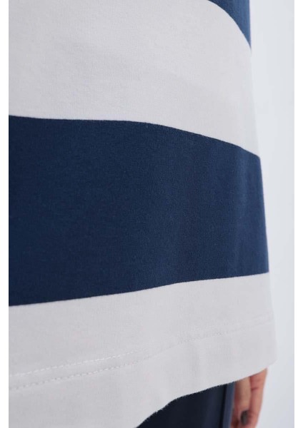 Indigo-Taş-Çizgili Sweatshirt indirimleri