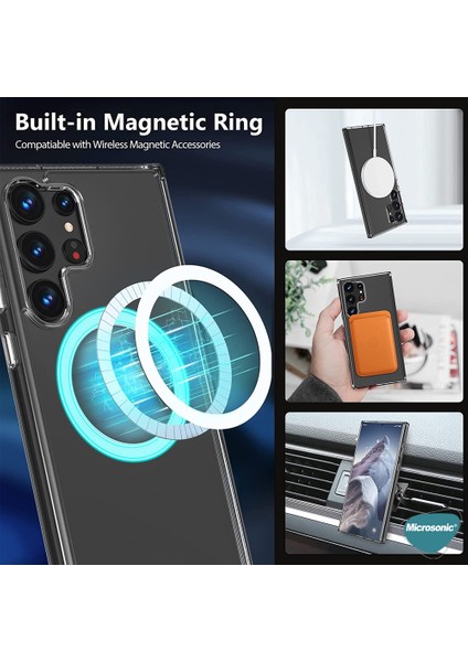 Samsung Galaxy S25 Ultra Kılıf Magsafe Clear Soft Şeffaf modelleri