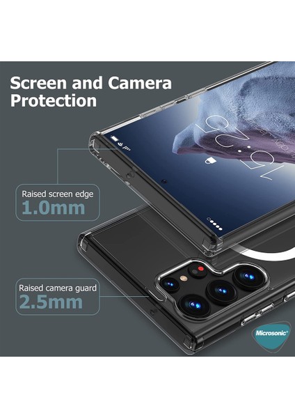 Samsung Galaxy S25 Ultra Kılıf Magsafe Clear Soft Şeffaf indirimleri