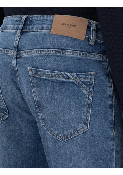 Erkek Mavi Slim Fit Jean Pantolon 50296137-Vr036