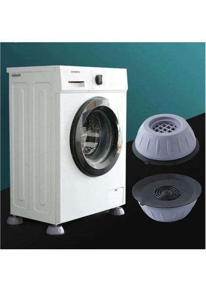 Beyaz Eşya Altlığı Ayağı Çamaşır Bulaşık Makinası Buzdolabı Yükseltici Titreşim Önleyici 16 Adet fırsatları