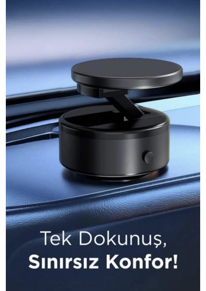 Elektronik Vakumlu Manyetik Telefon Tutucu, Mutfak, Araç Içi, Masa Üstü Telefon Tutucu 360 Döner Başlıklı fırsatları