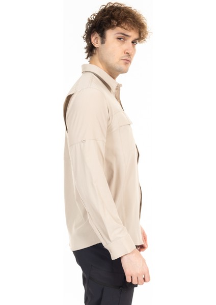 Akn 225 Likralı Premium Taktik Gömlek