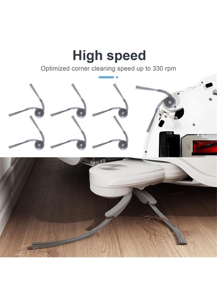Roborock Q Revo Curv Için Yan Fırçalar Yedek Parçalar Aksesuarlar (Yurt Dışından)