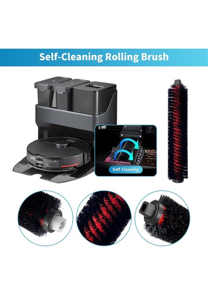 Roborock S7 Maxv Ultra / S7 Pro Ultra Elektrikli Süpürge Ana Yan Fırça Hepa Filtre Paspas Bez Torba Yedek Parçaları (Yurt Dışından) modelleri