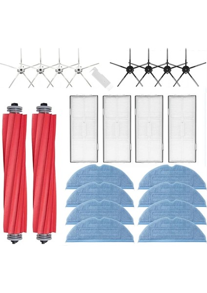 Ricambi for aspirapolvere Accessori compatibili con Xiaomi Roborock S7 S70 S7Max S7MaxV T7S Plus Spazzola laterale principale Mop Panni Kit filtro HEPA ( Color : Main Brush