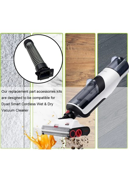 Pu Hortum Aksesuarları Roborock Dyad U10 Kablosuz Zemin Scrubber Fırça Kafası Yedek Parça Yedek Vakum Hortumları (Yurt Dışından) fiyatları