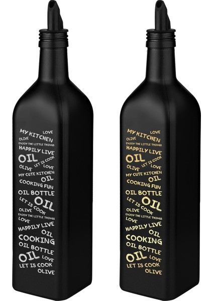 - Marasca Baskılı Yazılı Yağdanlık 500 ml