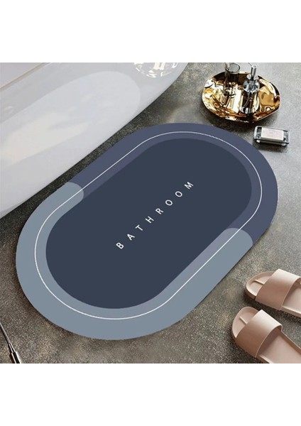 Sihirli Su Emici Kaydırmaz Banyo Paspası Ayak Matı kaymaz Tabanlı Abdest Paspası 3,5 Mm fırsatları