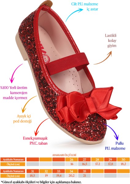 Panı Fiyonk Lastikli Kız Çocuk Babet Ayakkabı fiyatları