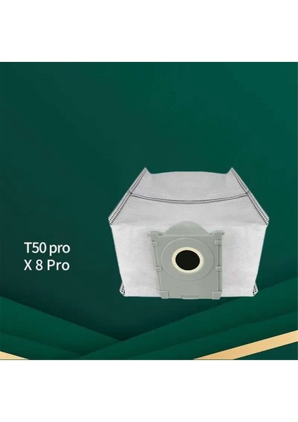 Ecovacs Deebot T50 X8 Pro Robot Süpürge Aksesuarları Için 20 Adet Toz Torbası Büyük Kapasiteli Yedek Torbalar (Yurt Dışından)