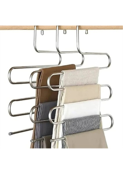 Pantolon ve Eşarp Askısı Çok Amaçlı 5 Katlı Dekoratif Metal Askı 1 Adet fiyatları