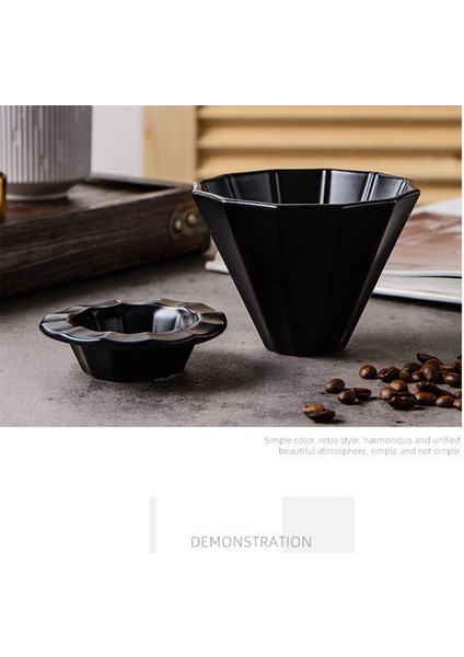 Pour Over Kahve Makinesi Seti Seramik Pour Over Kahve Damlatıcı Seti (Yurt Dışından)