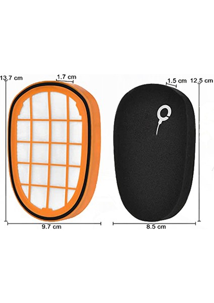 FC500501 Filtre CP0667 Pedleri Speedpro Max Aqua FC6904 Için (Yurt Dışından)