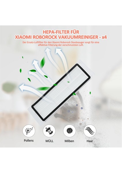 S5 Max S6 Max S6 Pure Ana Yan Fırça Filtreli Paspaslar Için (Yurt Dışından)