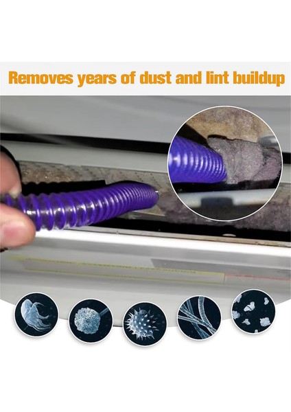 V7 Kurutma Makinesi Için Kurutma Havalandırma Temizleme Kiti Lint Fırçası Vakum Hortumu Parçası (Yurt Dışından)