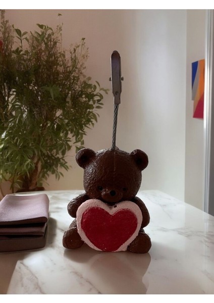 Kalpli Ayıcık Not Tutucu - Ofis Masası Hediyelik fiyatları