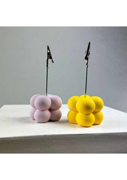 Bubble Not Tutucu 2'li Set ( Pembe - Sarı ) modelleri