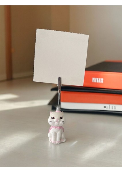 Pelerinli Kedi Not - Fotoğraf Tutuculu Obje modelleri