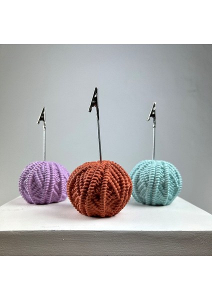 Yumak Not Tutucu 3'lü Set ( Lila - Terracota- Nane )