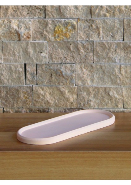 Dekoratif Mum, Saksı ve Takı Tabağı Oval 24X9 cm