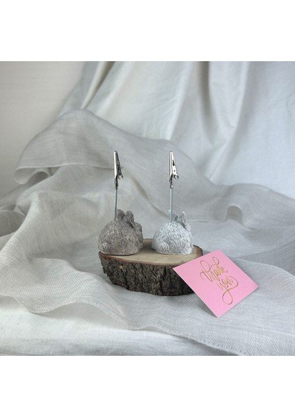 Eskitme Tavşan 2'li Not Tutucu Set, Fotoğraf Tutucu modelleri