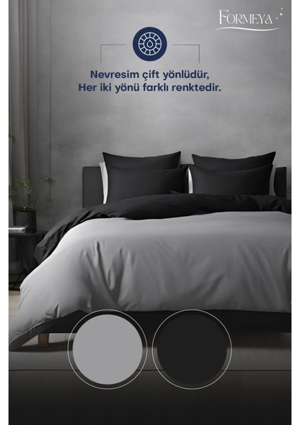 Lastikli Çarşaflı Nevresim Takımı Çift Kişilik ( 2 Adet Yastık Kılıflı)