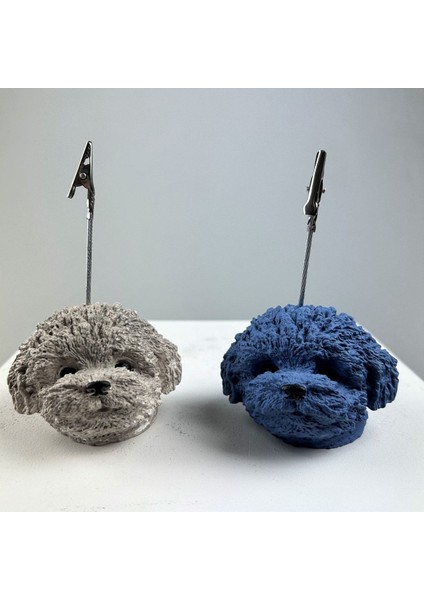 2'li Köpek Not Tutucu Set (Gri Mavi-Eskitme) fiyatları