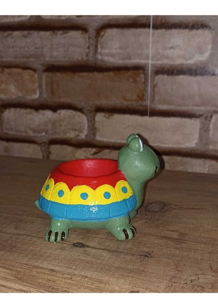 Kaplumbağa Saksı Beton Saksı Hayvan Figürlü Hediyelik Dekor (Çiçeksiz) modelleri