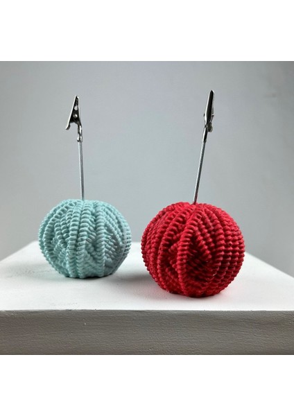 Yumak Not Tutucu 2'li Set ( Nane - Kırmızı )