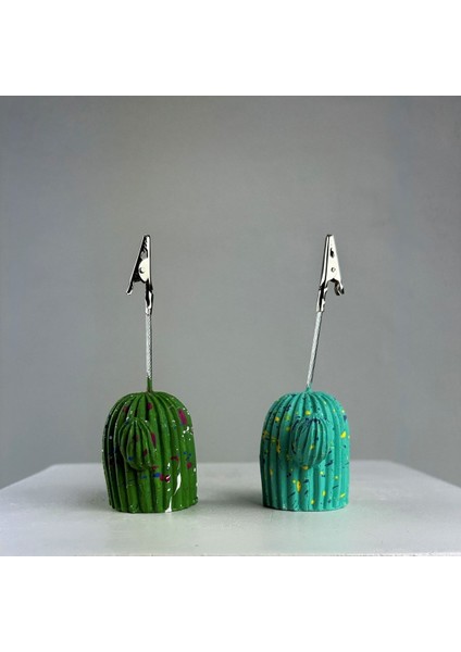 Buz Yeşili Yeşil Kaktüs Splash 2'li Not Tutucu Set modelleri