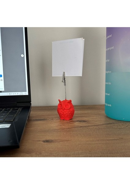 Mercan Baykuş Not Tutucu