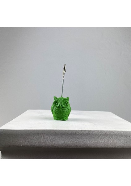 Yeşil Baykuş Not Tutucu