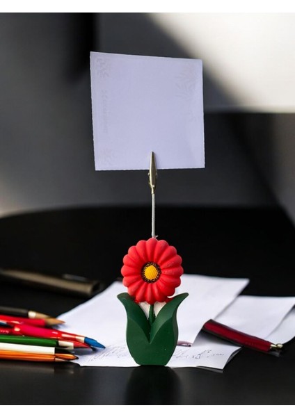 Kırmızı Ayçiçek Fotoğraf Not Tutacağı Hediyelik Not Tutucu fiyatları