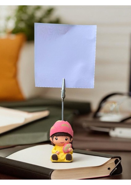Enginar Temalı Kız Fotoğraf Not Tutacağı Ofis Masası Not Tutcu Hediyelik modelleri