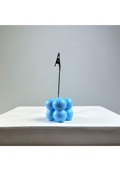 Açık Mavi Bubble Not Tutucu