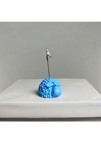 Açık Mavi Kuzu Not Tutucu