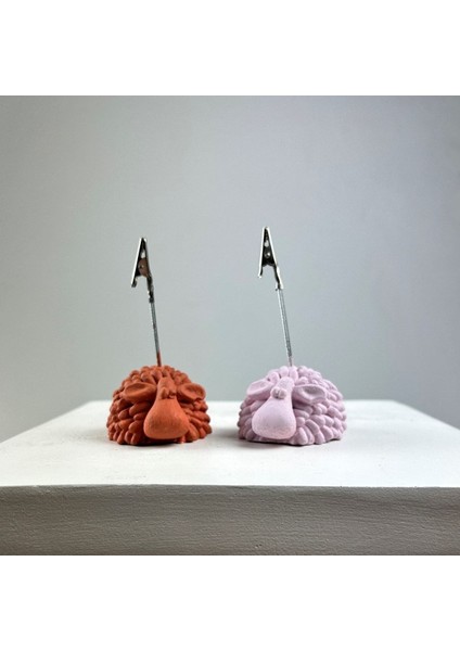 Kuzu Not Tutucu 2'li Set (Pembe-Terracota)