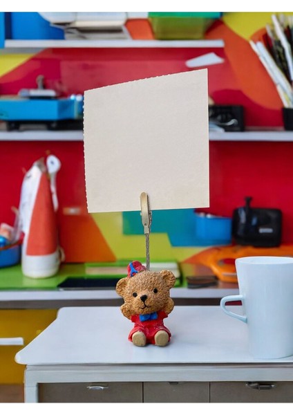 Kırmızı Elbiseli Sevimli Aycık Fotoğraf Not Tutucu fiyatları