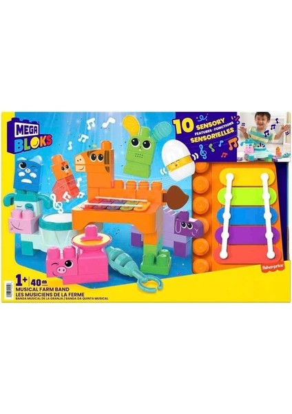 HPB46 Mega Bloks® Çiftlik Orkestrası 40 Parça +1 Yaş