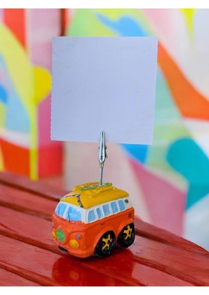 Turuncu Woswos Temalı Not Tutacağı Fotoğraf Tutacak Tutucu Ofis Seti Hediyelik