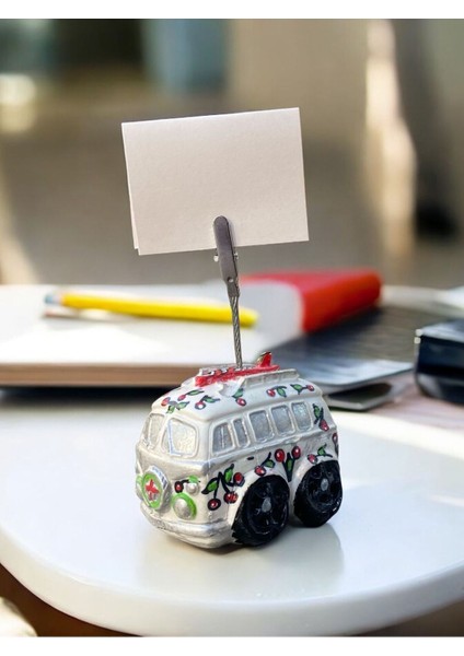 Woswos Otobüs Kiraz Desenli Fotoğraf Not Tutucu Ofis Masası Tutacak Hediyelik fırsatları