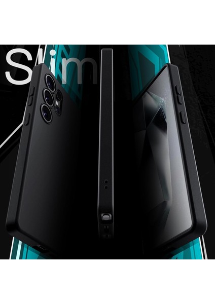 Samsung Galaxy S25 Ultra Kılıf Kamera Korumalı Yumuşak Renkli Silikon Kapak Mat Hisli