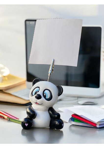 Tatlı Sevimli Kawaii Panda Fotoğraf Not Tutacak Ofis Hediye Tutucu fırsatları