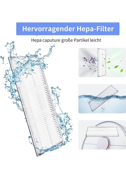 Elektrikli Süpürge Ana Yan Fırça Filtre Paspas Bezi (Yurt Dışından)