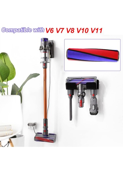 V6 V7 V8 Yumuşak Silindirler Için 9 Keçe Şeritli Yedek Fırça (Yurt Dışından)