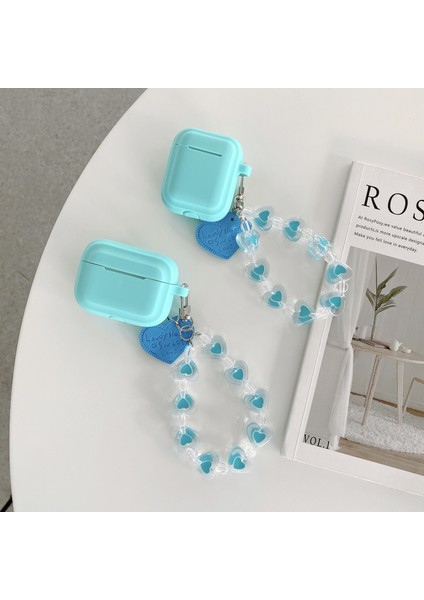 Şeker Rengi Apple Airpods Bluetooth Kulaklık Koruyucu Kapak Airpods 3 Nesil Için Silikon Siyam Kolye Kulaklık Kılıfı (Yurt Dışından) modelleri